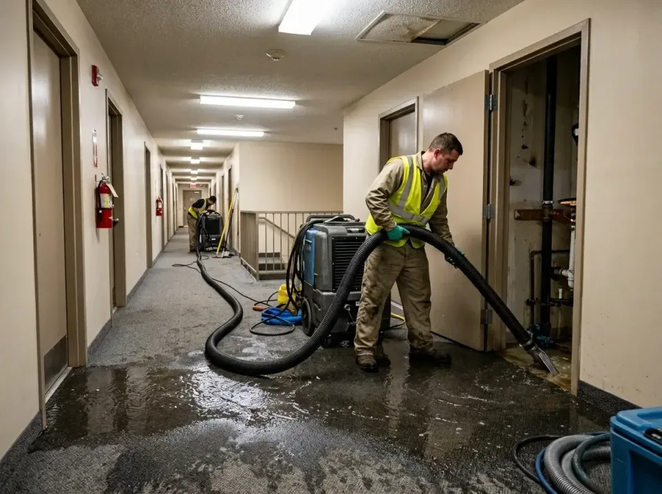 multi-unit-apartment-hallway-f-005 — frequently asked questions, Emergency Burst Pipe Water Extraction & Removal in Halls, TN